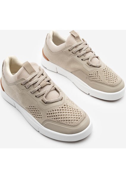 Kadın Sneaker Örgü Triko Koşu Ve Yürüyüş Spor Ayakkabı Norge Bej indirimleri