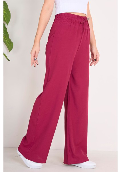 Beli Lastikli Pantolon Bordo - 27074 fırsatları
