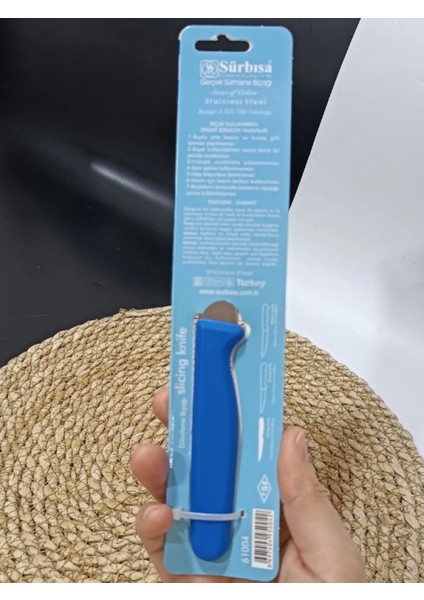 Sürbisa 61004 Sebze Bıçağı Koyu Mavi 1 Koli (12 Adet) fiyatları