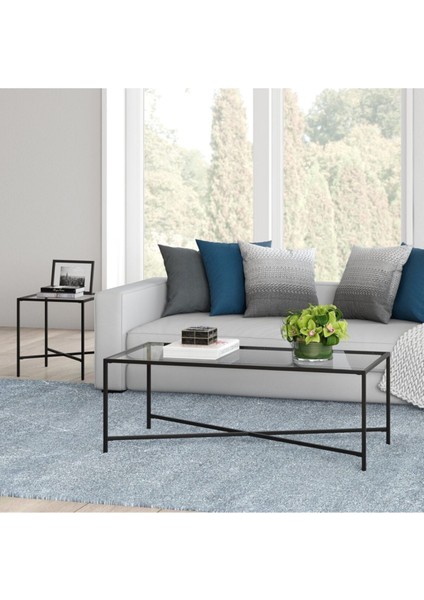 Ell Siyah Metal Cam Yan Sehpa modelleri