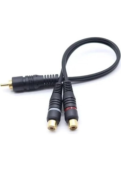 2 Dişi 1 Erkek Rca Anfi Kablosu 15 cm – Profesyonel Ses Çoğaltıcı fiyatları