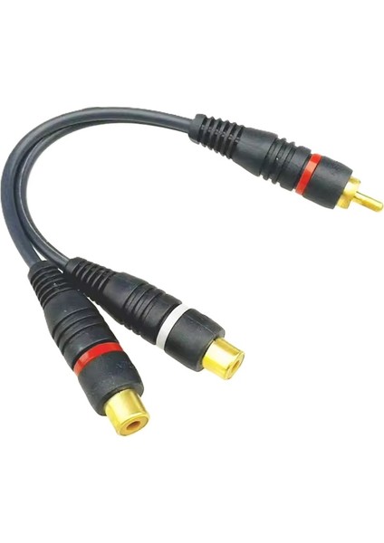 2 Dişi 1 Erkek Rca Anfi Kablosu 15 cm – Profesyonel Ses Çoğaltıcı fırsatları