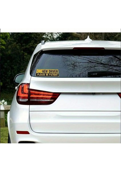 New Driver Please Be Patient Araç Sticker