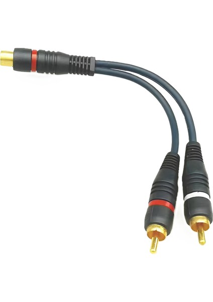 1 Dişi 2 Erkek Rca Anfi Kablosu 15 cm – Yüksek Kalite Ses Dağıtımı fırsatları