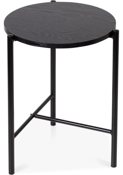 Honey Siyah Metal Ahşap Yan Sehpa fırsatları