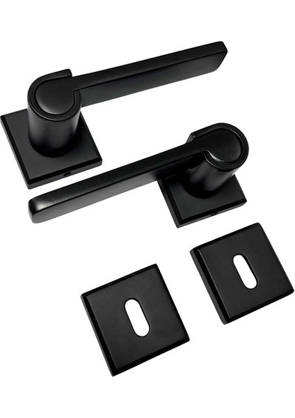 Leon Closeed Siyah Oda Kapı Kolu-Kolay Montaj, Iç Kapı Kolu, Modern Kapı Kolu (1 Takım) modelleri