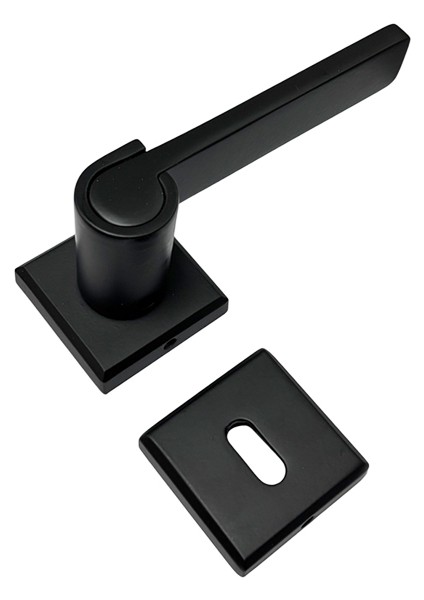 Leon Closeed Siyah Oda Kapı Kolu-Kolay Montaj, Iç Kapı Kolu, Modern Kapı Kolu (1 Takım) fırsatları