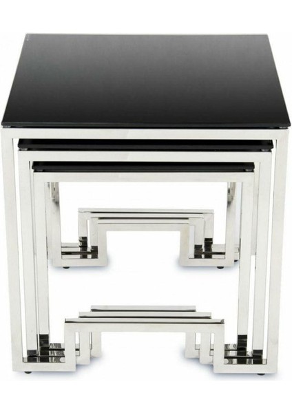 Foster Paslanmaz Metal Cam Yan Sehpa modelleri