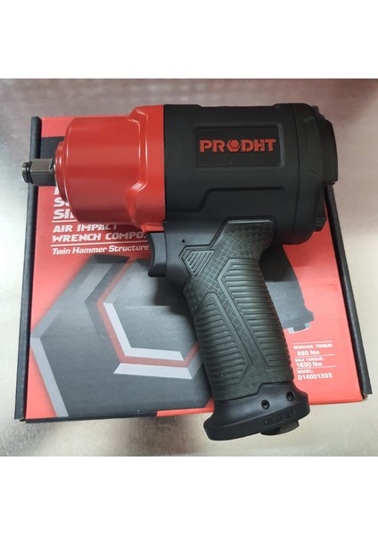 1/2" Havalı Somun Sıkma Sökme Tabancası 1600 Nm