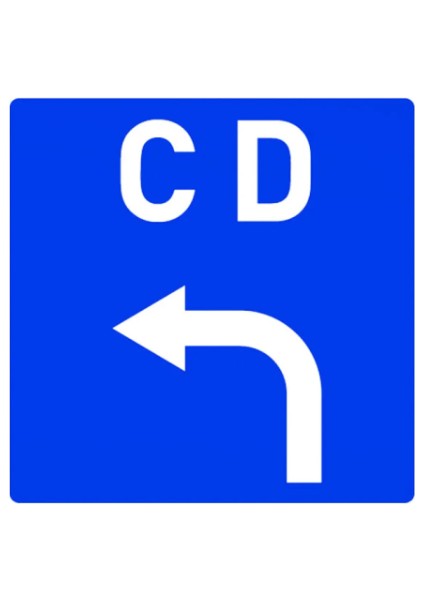 Blok Yönlendirme Sol Levhası