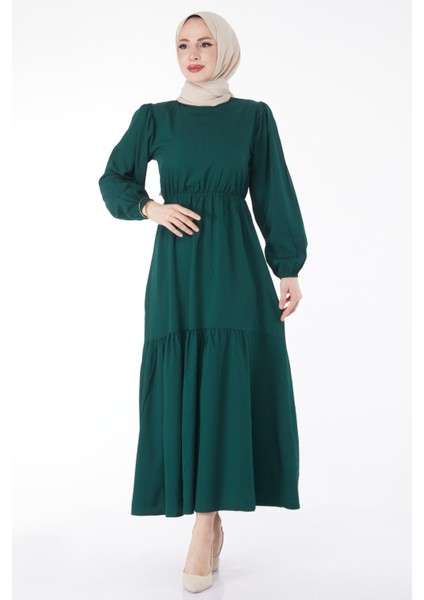 Beli Bağcıklı Elbise Zümrüt - 27303 fiyatları