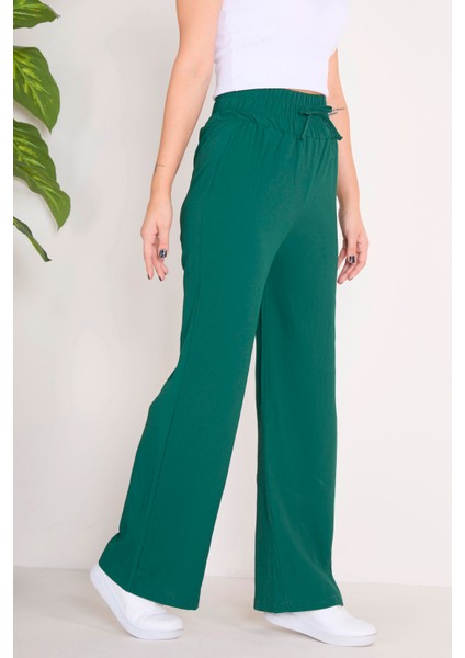 Beli Lastikli Pantolon Zümrüt - 27074 fırsatları