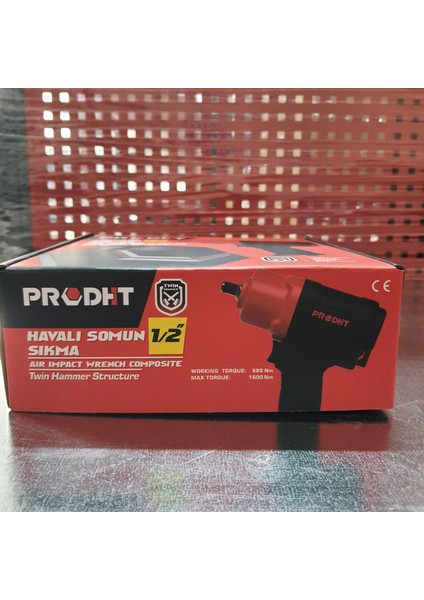 1/2" Havalı Somun Sıkma Sökme Tabancası 1600 Nm modelleri