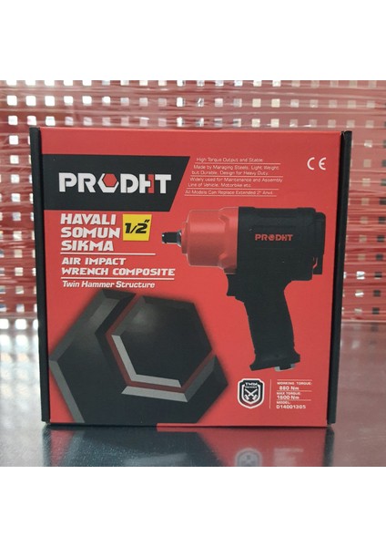 1/2" Havalı Somun Sıkma Sökme Tabancası 1600 Nm fırsatları