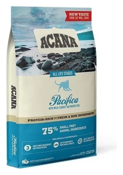 Acana Pacifica Balık ve Sebzeli Yavru ve Yetişkin Kedi Maması 4.5 kg