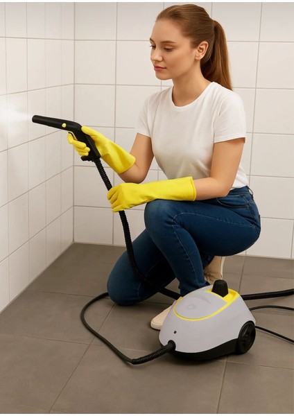 Es 2000WATT Buharlı Temizleyici 21 Parça Gri modelleri