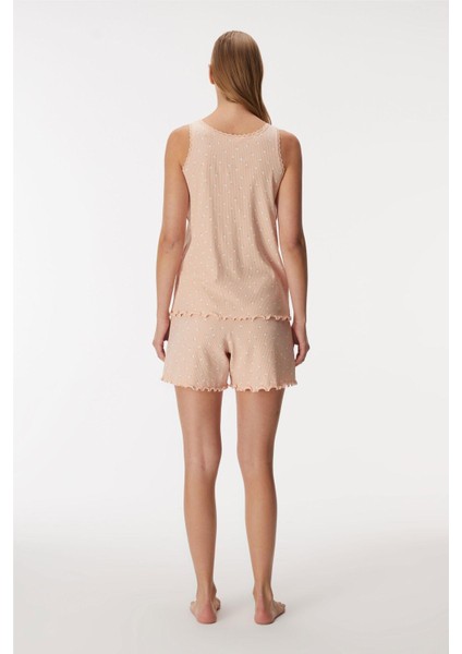 Kadın Askılı V Yaka Dantel Detaylı Şort Pijama Takım modelleri