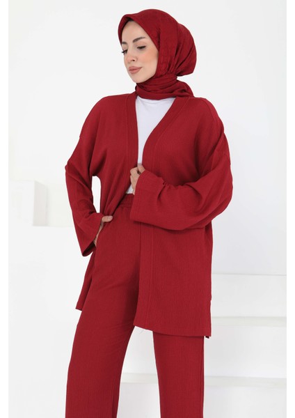 Cepli Kimono Takım Bordo - 27131 fiyatları