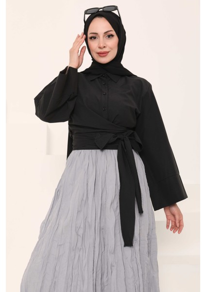 Siyah Tesettür Tunik 27034 fırsatları