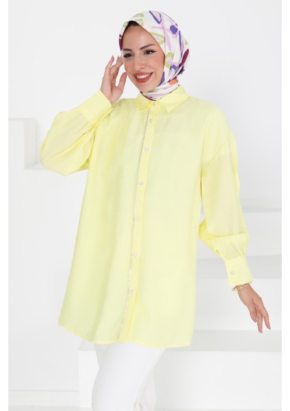 Taş Detaylı Tunik Sari - 27432 fiyatları