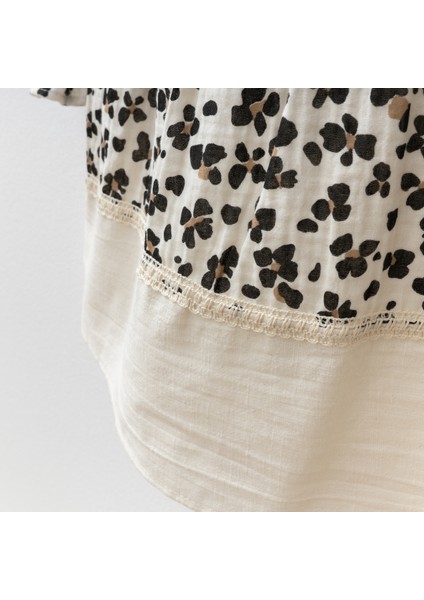 Papatya Desenli Kız Bebe Elbise modelleri