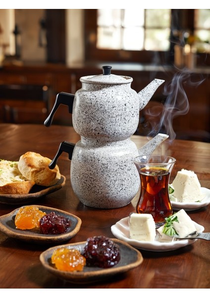 Home Premium Granit Çaydanlık – Ergonomik ve Isıya Dayanıklı Sap