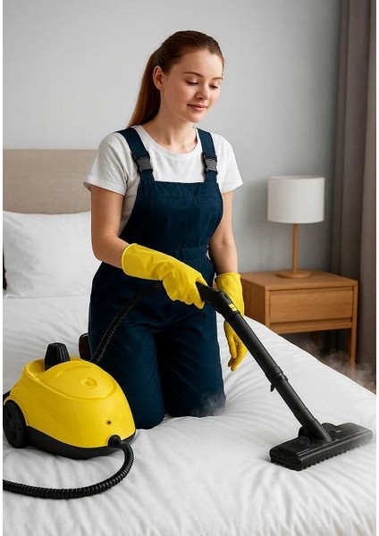 Es 2000WATT Buharlı Temizleyici 21 Parça Sarı modelleri