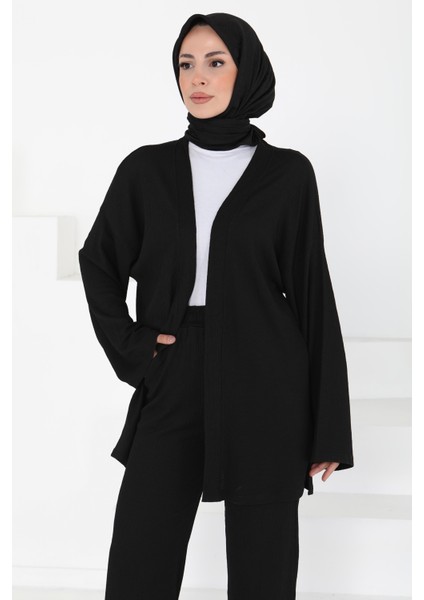 Cepli Kimono Takım Siyah - 27131