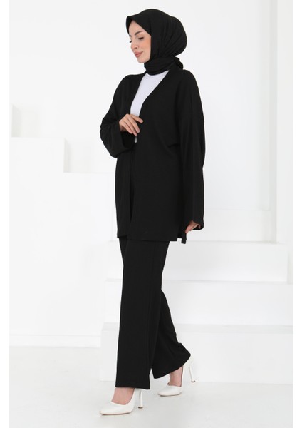Cepli Kimono Takım Siyah - 27131 indirimleri