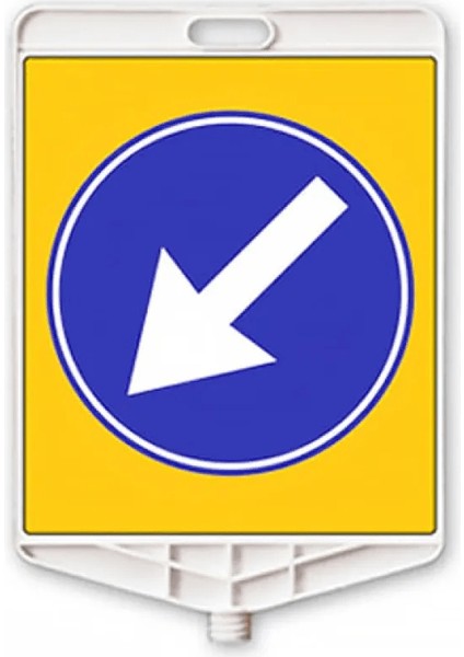 Soldan Gidiniz Dikdörtgen Levha Çift Taraflı Baskı