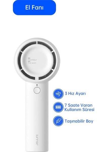 Handheld Fan Life5 El Fanı