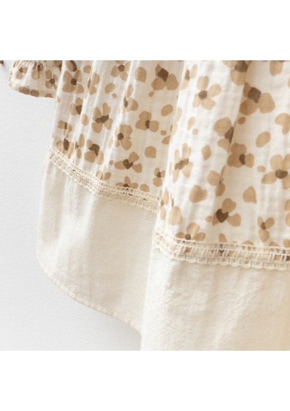 Papatya Desenli Kız Bebe Elbise modelleri