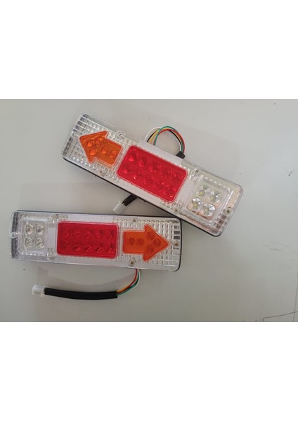 3 Tekerlekli Kasalı Arka Stop Lambası Takımı Ledli (Uzun 30 Cm) indirimleri
