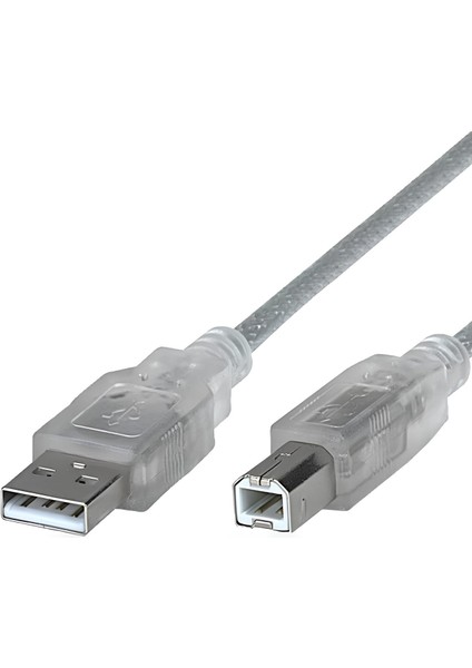 3 Metre Yazıcı Kablosu – USB Tip A to USB Tip B, Hızlı ve Dayanıklı