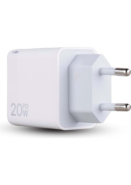 AD88 20W Çift USB Şarj Adaptörü - Hızlı Şarj Cihazı Beyaz indirimleri