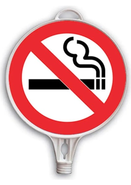 Sigara Içilmez Yuvarlak Levha Çift Taraflı Baskı