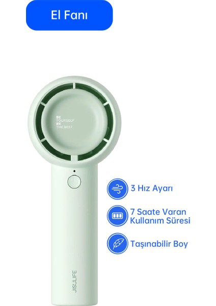 Handheld Fan Life5 El Fanı