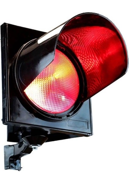 Power Ledli Tekli Sinyal Verici, Trafik Lambası 200 mm
