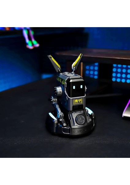 ALPHA65 Robot Figürlü 65W Hızlı Şarj Adaptörü ve Şarj Standı, Gri fırsatları