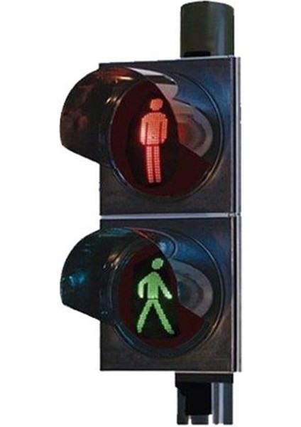 Power Ledli Yaya Sinyal Verici, Trafik Lambası 200 mm