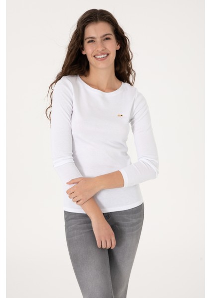 Kadın Beyaz Sweatshirt 50315419-VR013