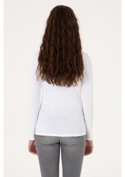 Kadın Beyaz Sweatshirt 50315419-VR013 indirimleri