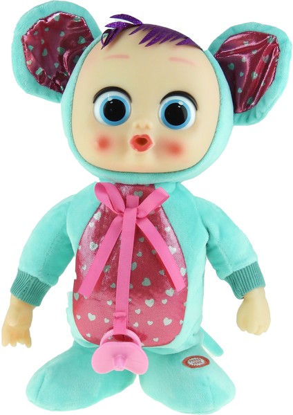 Oyuncak Bebek Sevimli Koca Göz Tavşan Bebek Sesli Hareketli 30 cm