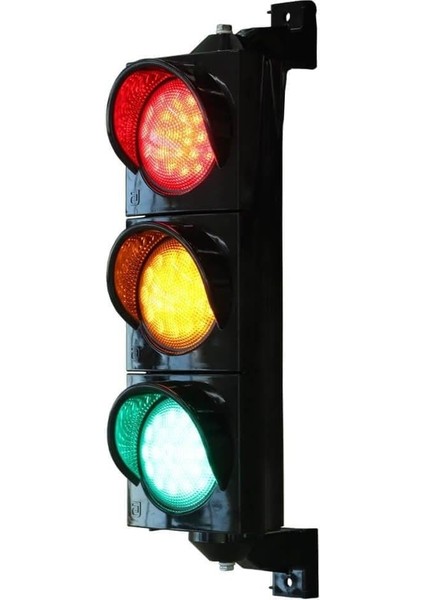 Üçlü Ledli Oto Sinyal Verici, Trafik Lambası 100 mm