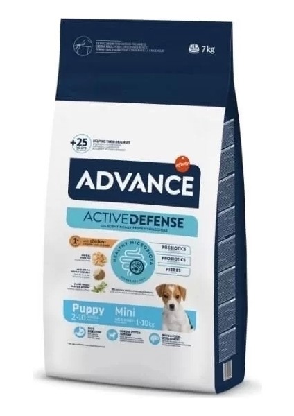 Advance Puppy Mini Tavuklu Küçük Irk Yavru Köpek Maması 7 kg