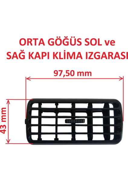 Nissan Sunny Havalandırma Klima Izgara Takımı indirimleri