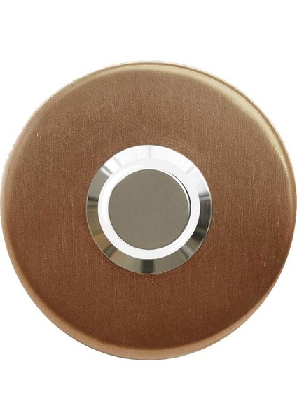 Z-101ABB Bronz Paslanmaz Tek Kontak Zil Butonu Beyaz LED
