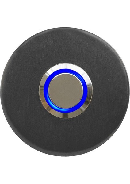 Z-101AM Antresit Paslanmaz Tek Kontak Zil Butonu Mavi LED