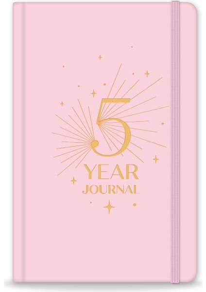 5 Yıllık Süresiz Günlük Ajanda 13X21 - Pembe fırsatları