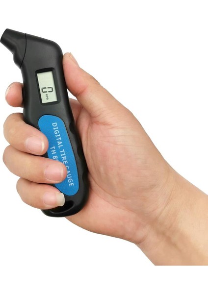 TH805 LCD Ekranlı Dijital Lastik Basınç Ölçer Metre Barometre Araba Kamyon Motosiklet Lastiği Için